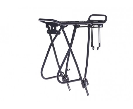 Alloy Rear bicycle Carrier with adjustable leg (Black) RSP Raleigh Pioneer